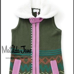 NWOT Matilda Jane Size 10 Girls Sweater Vest